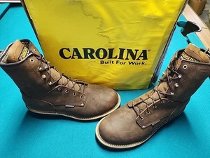 CAROLINA Boots CA5821 Logger Boot 14EE Brown NEW 14-2E. Steel Toe - Picture 1 of 8