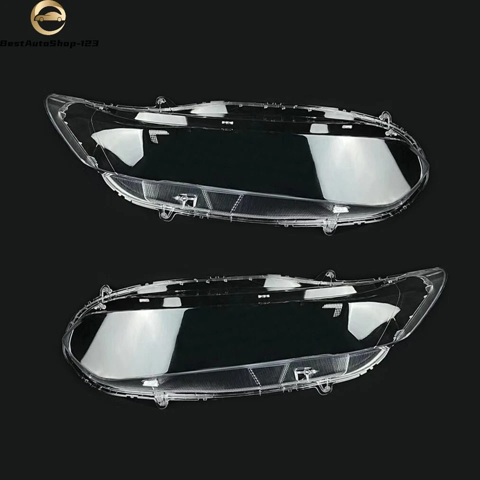 Pair For Honda Accord 2018-2022 Headlight Lens Cover Transparent Replacement - Image 1 of 4