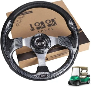 10L0L Golf Cart Steering Wheel, Universal Fit for Yamaha, EZGO, Club Car NEW - Picture 1 of 4