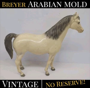 ✨VINTAGE✨ Breyer Horse Glossy White Alabaster Family Arabian Mare Mold #8 PRIDE - Picture 1 of 23
