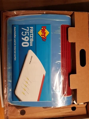 AVM FRITZ!Box 7590 WLAN ADSL2+ Modem-Router - Weiß (20002784) - Bild 1 von 3