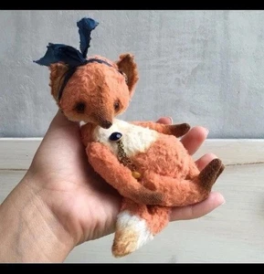 Handmade Fox Mohair 🦊 Artist Bear - Picture 1 of 2