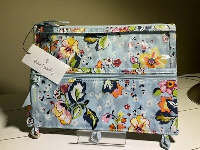 Bolsa para lápis Vera Bradley em jardim flutuante - Imagem 1 de 4