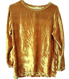 Gorgeous CP Shades Velvet Top Blouse Womens size Small - Picture 1 of 2