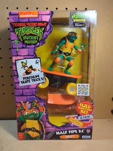 Teenage Mutant Ninja Turtles Mayhem MIKEY Half Pipe RC Skateboard Action Figure  - Picture 1 of 7