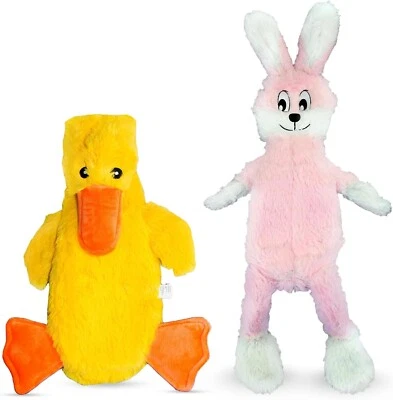 FGA MARKETPLACE Duck-Rabbit Flat NO Stuffing NO Squeak Plush Dog Toy, 21 inch - Image 1 of 4