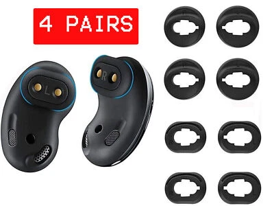 ✅4 Paia Cover Auricolari Silicone Ricambio Punte Orecchie per Samsung Galaxy Buds Live - Immagine 1 di 4