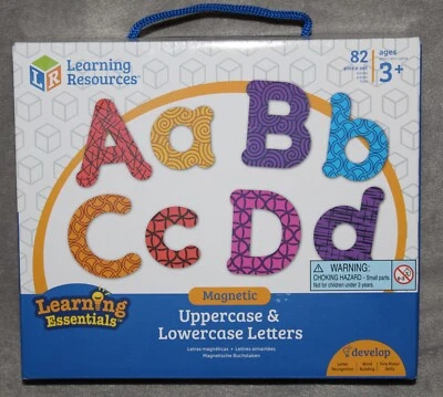 Learning Resources Magnetic Uppercase & Lowercase Foam Teaching Letters Kids NEW - Image 1 of 2