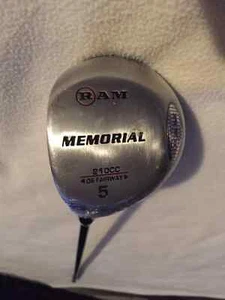 Brand New Ram Memorial 5 Wood OS Fairway LH 210CC Multi Flex Graphite In Wrapper - Picture 1 of 9