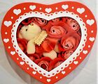 Floral Scented Rose Heart Box, Soap Oileurs Valentine's Day Gift, Free Shipping!