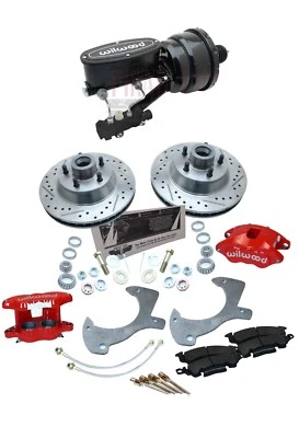 1957-72 FORD Galaxie Полноразмерные Автомобили Комплект Дисковых Тормозов Wilwood Ротор с Сверленными Пазами - Изображение 1 из 4