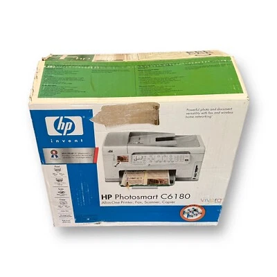 HP Photosmart C6180 All-in-One in Open Box- Error Messages For Parts/repair - Image 1 of 4
