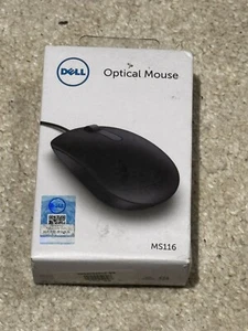 Dell MS116-BK Wired Standard Mouse - Picture 1 of 3