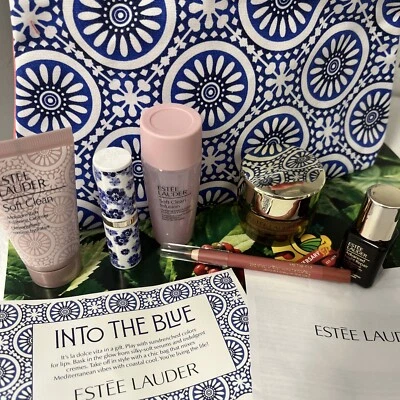 New Estee Lauder Supreme+ 7-Pc. Set Travel Gift.( Clean Serum Cream Lip )2023 - Image 1 of 4