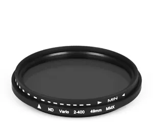 dHD Digital Brands Variable Fader ND2 - ND400 Filter 49mm Grey Filter 49 MM - Picture 1 of 1