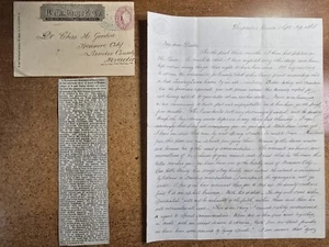 1868 Treasure City NV Wells Fargo 2p Letter Political Mines Coming Winter Cover - Picture 1 of 2