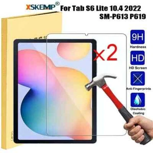 Samsung Galaxy Tab S6 Lite 10.4 2022 Tablet Tempered Glass Screen Protector 2PCS - Picture 1 of 4