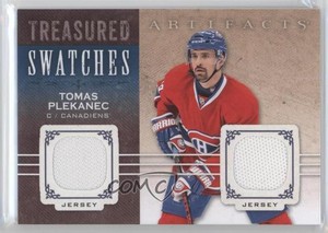 2014 Upper Deck Artifacts Treasured Swatches Blue Jersey/Jersey Tomas Plekanec