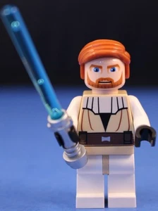 LEGO® brick STAR WARS 7676 minifigure Obi Wan Kenobi JEDI MASTER 100% LEGO - Picture 1 of 4