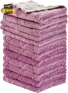 12PCS Kitchen Towels Dish Towels, Multipurpose Reusable Dish Cloths, Double-Side - Picture 1 of 7
