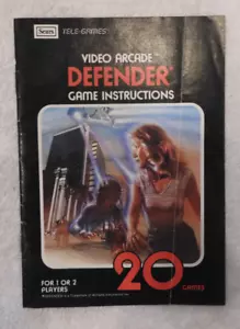 Sears Tele-Juegos Video Arcade-Defensor Juego Instrucciones-#4975186-1982-NOS - Imagen 1 de 3