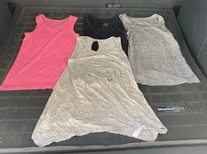 Justice Girls Tank Top Size 10 Lot Of 4 - Picture 1 of 18