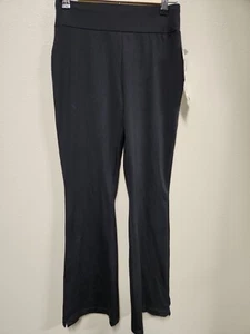 Jockey Women's Activewear Cotton Stretch Bootleg Pant, Black, Size XXS Short NEW - Picture 1 of 6