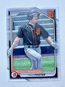 ⭐🦄 2024 Bowman - Prospects Cole Foster #BP-83 (RC) - Imagen 1 de 2