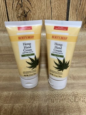 2 Pack Burt's Bees Hemp Hand Cream 2.5 oz. New - Image 1 of 2