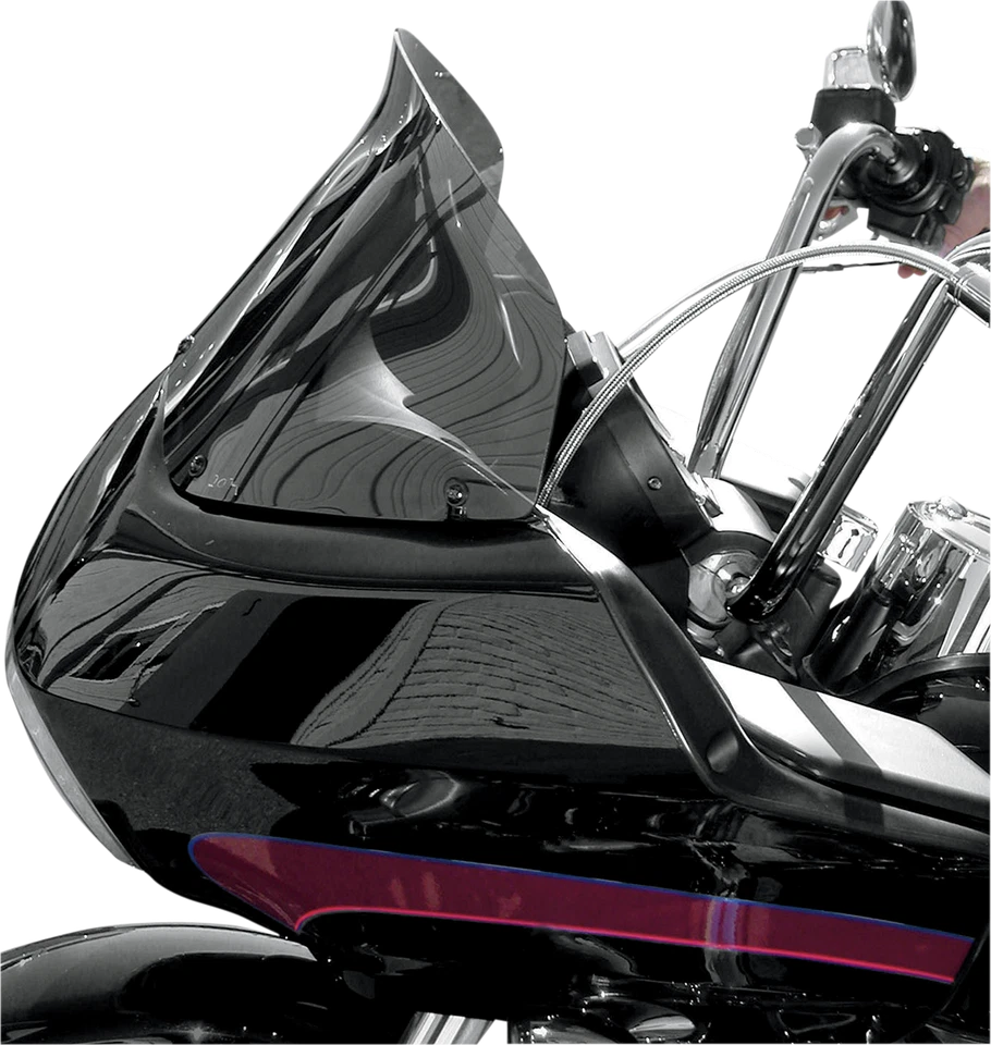 Ветровка 10 дюймов темное дымчатое сменное лобовое стекло для Harley FLTR 62-1040 1998-2013 годов выпуска - Изображение 1 из 1