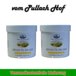 Argan Öl Balsam 2 x 250ml vom Pullach Hof Feuchtigkeits Haut Pflege Creme Balsam - Bild 1 von 3