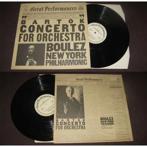 BOULEZ - Bartok Concerto For Orchestra LP Modern Classical Avant Garde 1973 - Picture 1 of 1