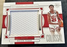 2022-23 Panini National Treasures Dalen Terry Colossal Materials RC Patch /99
