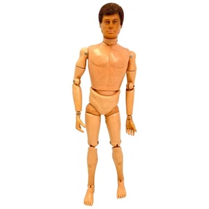 Vintage GI Joe Adventure Team Man of Action 12" Figur 1/6 70er Fuzzy Head braun - Bild 1 von 6