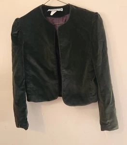 Vintage USA Union Made Bobbie Brooks Brown Suede Cotton Jacket Size 9/10 - Picture 1 of 6