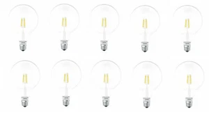 10x OSRAM SMART+ LED Filament Globe Kugel Bluetooth E27 dim EEK:E (Spektrum A-G) - Bild 1 von 4