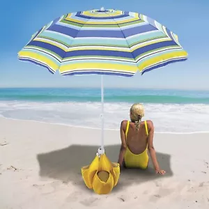 Umbrella, Flag, Cam, Base Anchor Beach Porch Patio portable Expanding Sandfill - Picture 1 of 3