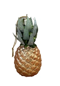 Kurt Adler Noble Gems Glass Pineapple Ornament 3.75" Tall - Picture 1 of 5