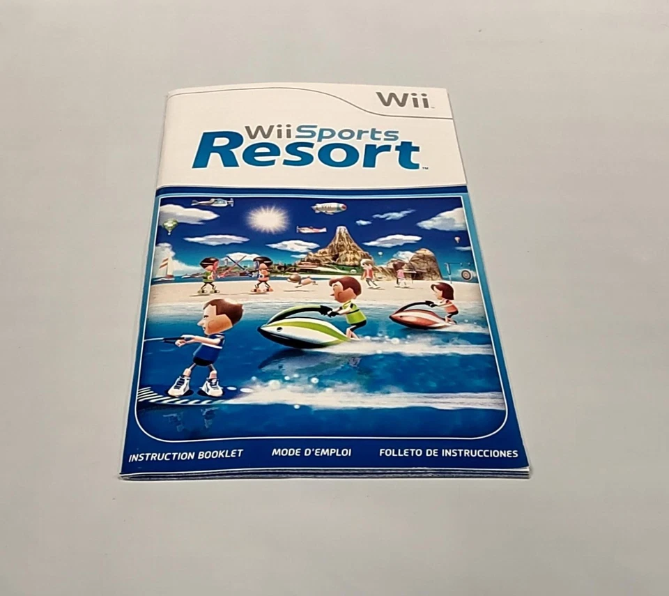 Wii Sports Resort Instruction Manual Booklet ONLY!! (Wii) - Image 1 of 1