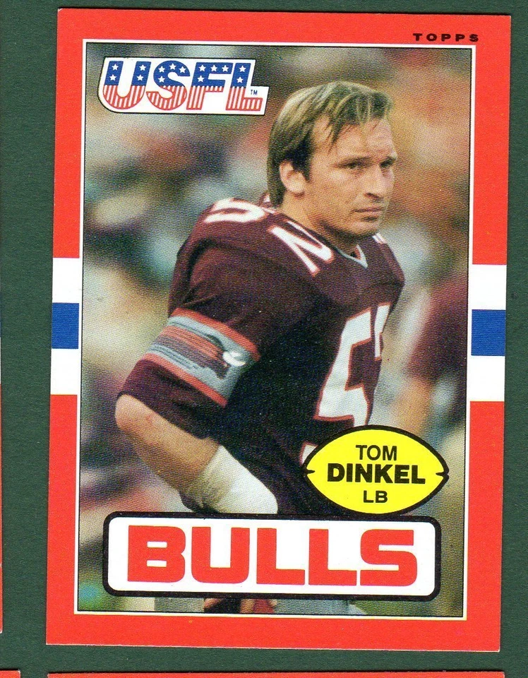 1985 TOPPS USFL #50 TOM DINKEL NM - Image 1 of 1