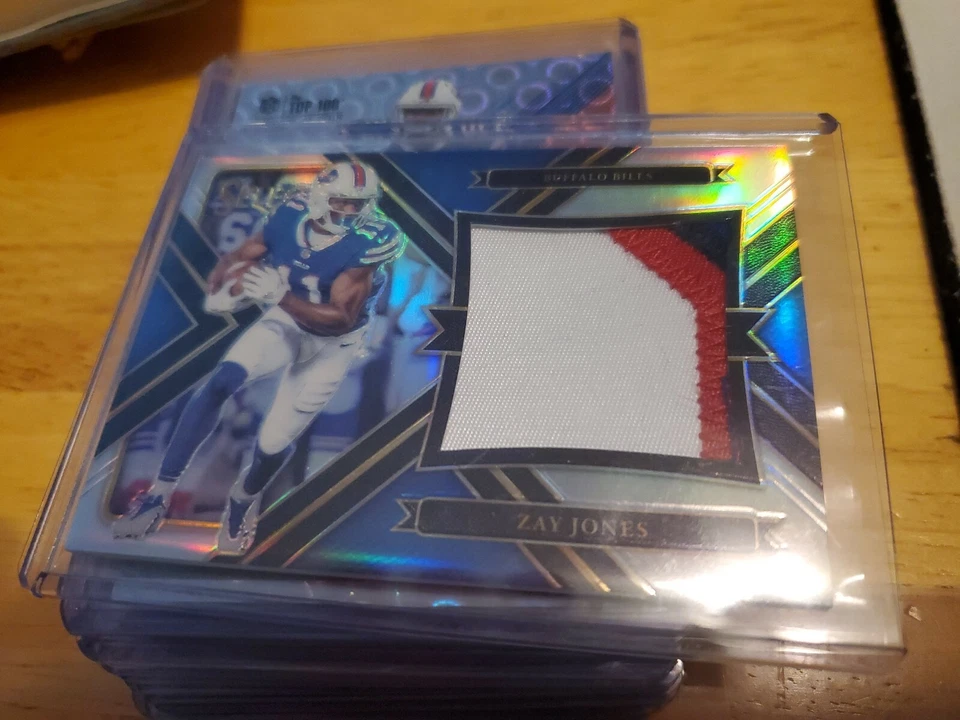 2017 SELECT ZAY JONES ROOKUE JUMBO 3 CLR PATCH 4/99 RAIDERS 🏴‍☠️🏴‍☠️🏴‍☠️ - Image 1 of 4