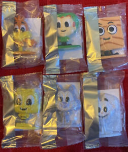 General Mills Cereal Squad Complete Toy Figure Set #1-6 Lucky Trix Bee MIP