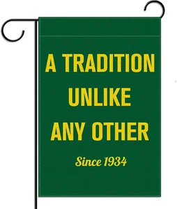Augusta a Tradition unlike Any Other Garden Flag Masters Golf Tournament Decorat - Picture 1 of 12
