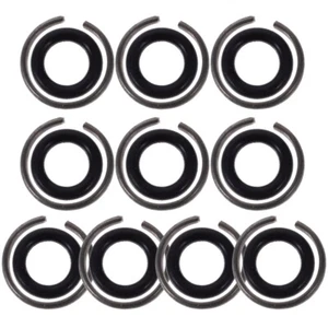 10 juegos de llaves eléctricas de resorte para hombre anillos de retención clips de acero inoxidable a presión - Imagen 1 de 12