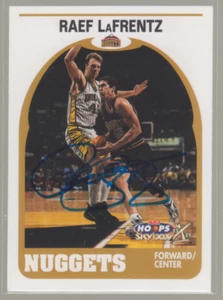 Autographed 99/00 NBA Hoops Decade Raef LaFrentz - Nuggets - Picture 1 of 1