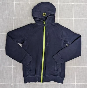 Lululemon Hoodie Mens S/M Blue Full Zip Scuba Sweatshirt Pockets Heavyweight - Picture 1 of 24