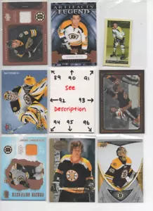 Boston Bruins * * SERIAL #'d Rookies Autos Jerseys * * ORR ESPOSITO THORNTON - Picture 1 of 78