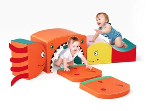 Kids 6 Piece Climb and Crawl Activity Play Set Safe Foam Blocks Soft Climber - Picture 1 of 14