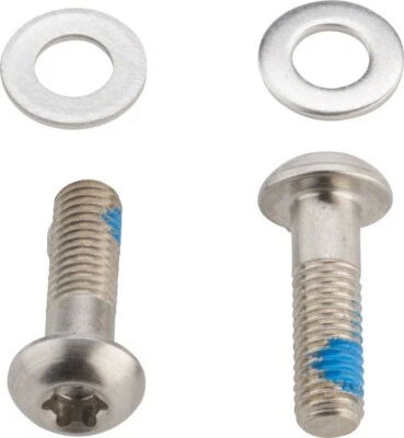 TWO 15mm  SRAM Torx T25 Flat Mount Disc Caliper Bracket Bolts Stainless Steel - Image 1 of 2