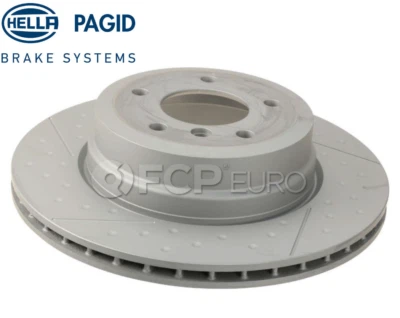 Rotor de freno trasero (par x2) con hoyuelos y ranurados E82/E88 11-13 BMW 135i Foto 1 de 2